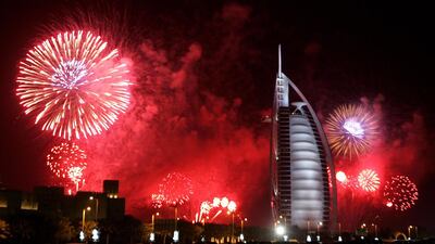 New Year’s Day will be a public holiday for all federal government workers and private sector workers. Pawan Singh / The National