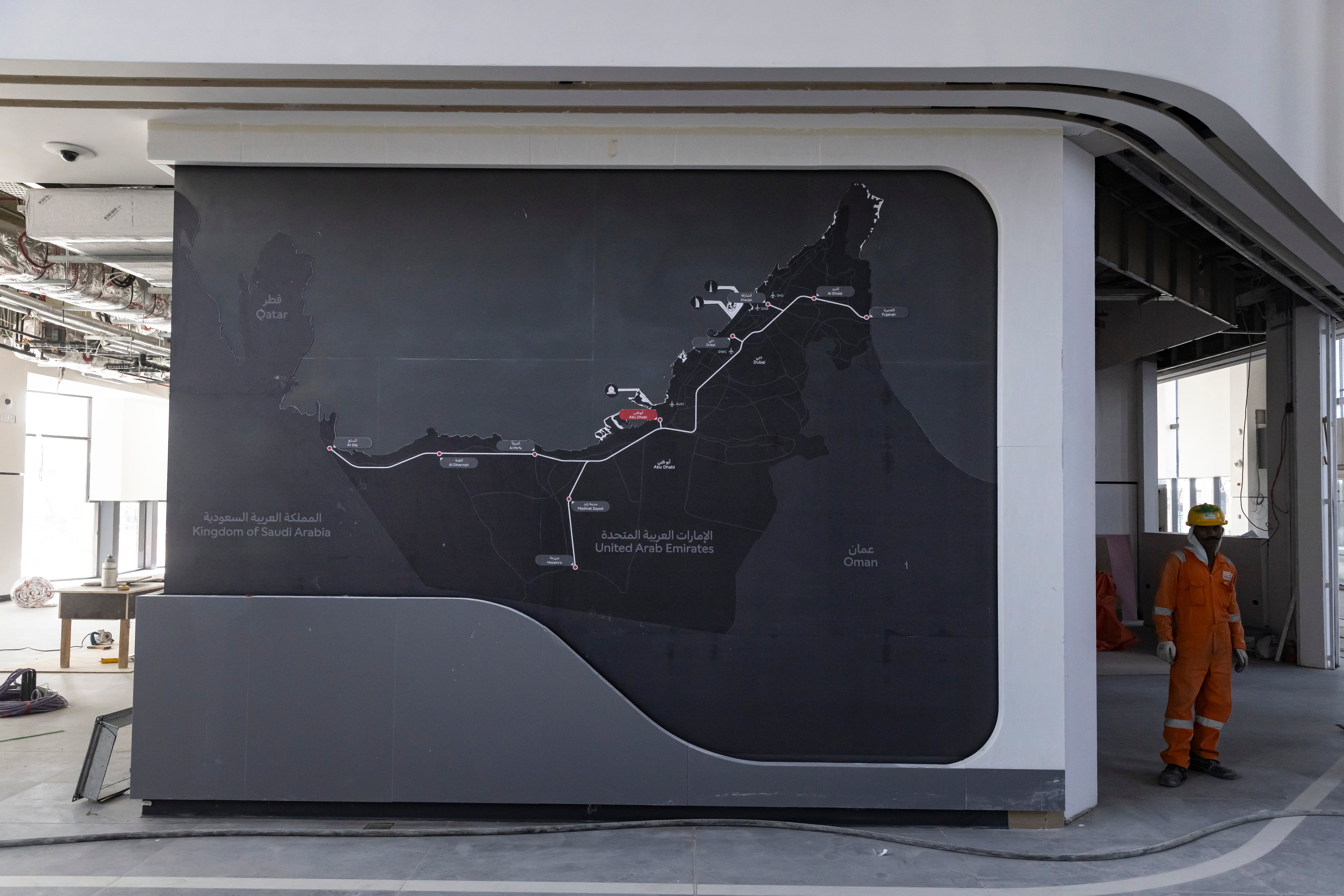 Emirates Train Map Revealed: Etihad Rail's first passenger routes to link Abu Dhabi city ...