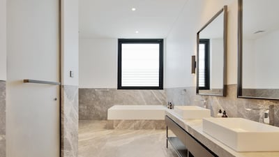 One of 10 generous bathrooms. Courtesy Luxhabitat Sotheby's International Realty