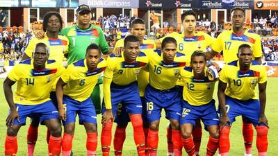 Ecuador team photo taken during an international friendly on November 19, 2014. Jorge Campos / EPA