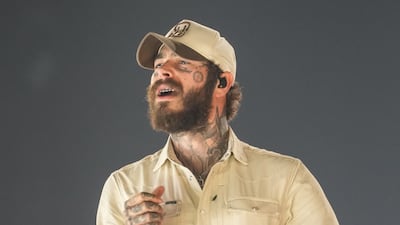 American singer Post Malone performing at the Esports World Cup opening ceremony in Riyadh. Photo: Esports World Cup