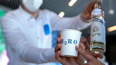 The water originates from the Ursoanea spring, which is in the hydrographic basin of Moravita. All photos: Victor Besa / The National