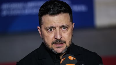 Volodymyr Zelenskyy says his government is readying sanctions against those attempting to profit from helping Russia sell the grain. Getty Images