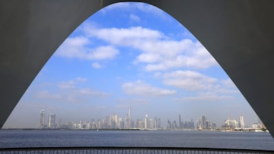 The Dubai skyline. The UAE economy is expected to grow by 3.9 per cent in 2023. AFP