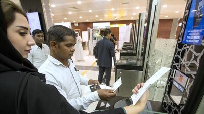 Abu Dhabi Airports has began installing 25 e-registration stands, 58 e-gates and 76 self-boarding gates. Christopher Pike / The National