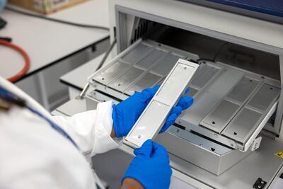 Polymateria’s plastic breaks down into a harmless sludge or wax when left out in the open air. Courtesy Polymateria