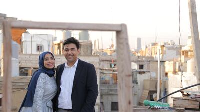 Engagement photos of Rayan Sokkar and Samih Mazien Mahmoud. Omar Ahmad