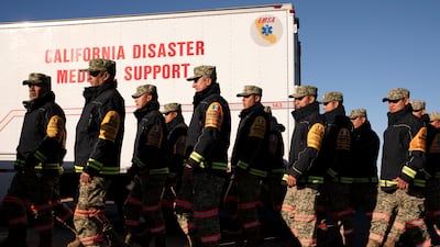 Mexican military personnel have joined the operation to tackle the Palisades Fire. Reuters