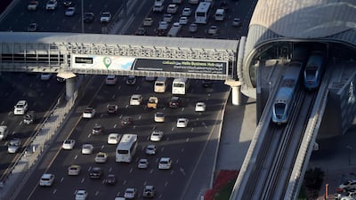 Thousands of traffic collisions have occured on Dubai roads since the start of the year. Chris Whiteoak / The National