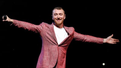 Sam Smith will perform at the Abu Dhabi F1 after-race concert series, on November 24, 2018. AP