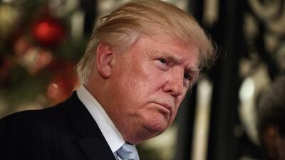 Donald Trump will be sworn in as US president next week. Evan Vucci / AP Photo