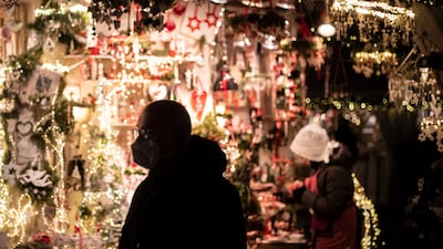 A Christmas market in Berlin. Germany is dealing with a rising number of coronavirus infections. EPA