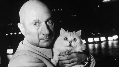 Donald Pleasence as Blofeld in You Only Live Twice. Express Newspapers/ Hulton Archive / Getty Images