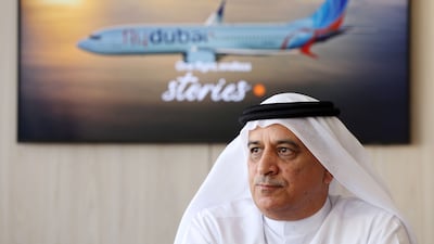 Ghaith Al Ghaith, chief executive of flydubai, dismissed the idea of buying more wide-body aircraft. Chris Whiteoak / The National