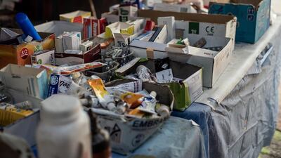 Resources are scarce in the clinic, and it is difficult to keep sanitation levels high. Luke Pierce for The National