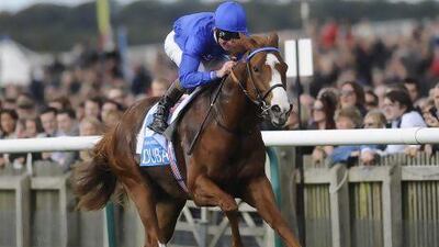 Kevin Manning rode Dawn Approach to victory in the Dubai Dewhurst Stakes at Newmarket back on October 13, 2012.