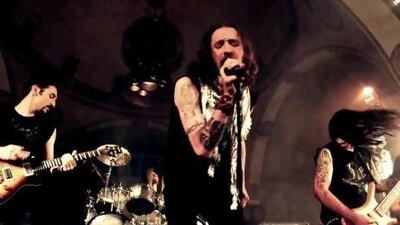 A still taken from Orphaned Land's video Sapari. The band members hope to hear by the end of the month if their applications for Turkish citizenship are successful.