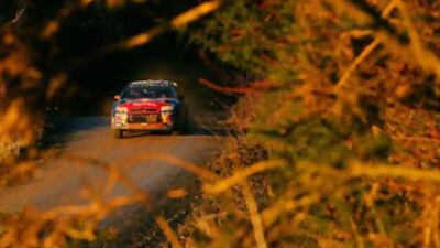 The Citreon team driver Sebastien Loeb comes from behind for his first win at the Wales Rally GB.