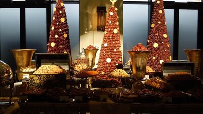 The Iftar at the Ritz Carlton Abu Dhabi, Grand Canal. CREDIT: Courtesy Ritz Carlton