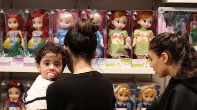 Inside the store is everything Disney including dolls, toys and merchandise