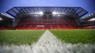General view inside Anfield prior to kick-off. Jan Kruger / Getty Images