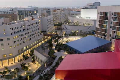 New York University Abu Dhabi's Saadiyat Island campus. Accomplished and experienced academics now abound in the UAE's higher education system. Photo: Tamkeen