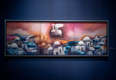 Nouri Al Rawi, Untitled, 1986, oil on canvas. Photo: Victor Besa / The National.