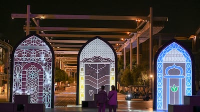 Daraweezna by Reem Al Ghaith is based on the history of traditional doors of Dubai