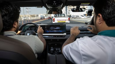 Hundreds of drivers have signed up for a defensive driving course to protect against reckless behaviour from fellow road users. Antonie Robertson / The National