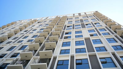 Apartments at Dubai Hills Estate. Mr Shaw says there is a great vibe in his building, and it’s full of people in their twenties and early thirties.