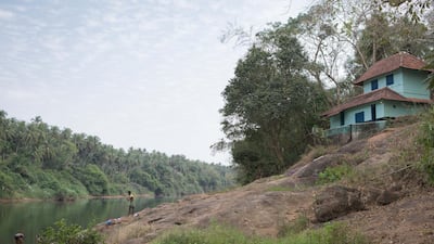 A Keralite mosque in Iringallur, Kerala. There are no exact figures for the rising number of mosques in the state, but Al Bukhari estimates that about 20,000 are currently active, compared to the 5,000-odd that were operating in the 1970s. Al Bukhari says the mosque-building boom has been fuelled by the generosity of wealthy Keralite migrant workers and rich Arab sponsors. Villager Ashraf Thevarmannil says: \Gulf citizens finance the constructions to be rewarded by God, because any Muslim who builds a mosque will be automatically given access to heaven.' Photo by Sebastian Castelier