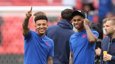 Jadon Sancho is set to team up with Marcus Rashford at Manchester United. Reuters