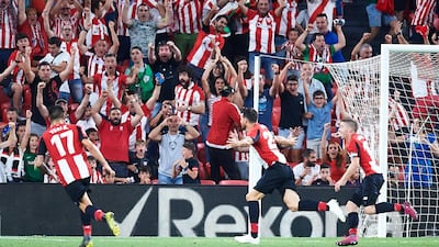 Aritz Aduriz was the one who broke the deadlock in the game as he scored for the home team to leave the visitors in a state of shock. Getty Images