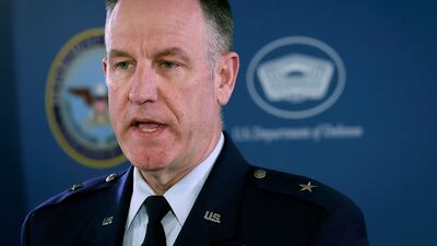Pentagon spokesman Brig Gen Patrick Ryder. Getty / AFP