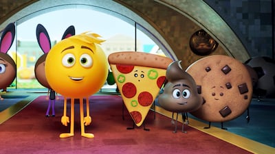 No Merchandising. Editorial Use Only. No Book Cover Usage Mandatory Credit: Photo by Sony Pictures/Kobal/REX/Shutterstock (8970078t) Gene (T.J. Miller) "The Emoji Movie" Film - 2017