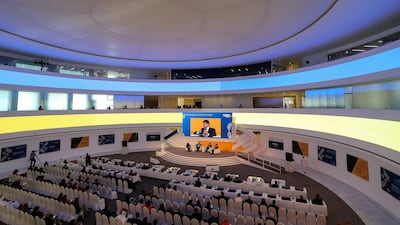 The Reaching the Last Mile global health forum in Abu Dhabi. Chris Whiteoak / The National