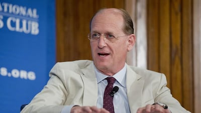 Delta Air Lines CEO Richard Anderson speaks during a panel discussion at the National Press Club in Washington. Manuel Balce Ceneta / AP Photo