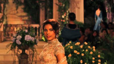 Anju Modi's women's line, meanwhile, included voluminous skirts and cropped tops with delicate net dupattas. AP