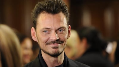 Matthew Williamson backstage at his show on day three of London Fashion Week AW14. (Photo by Stuart C. Wilson/Getty Images for Beauty In)
