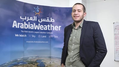 Mohammed Al Shaker, the founder of ArabiaWeather , the region’s largest forecaster, speaks with the enthusiasm of a lifetime of studying meteorology, explaining that the image of a hot climate obscures the variety of variations. Antonie Robertson / The National