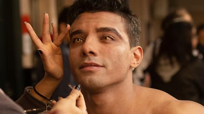 A contestant prepares for a costume competition at EgyCon, an annual convention for comics enthusiasts, in Cairo. AP Photo