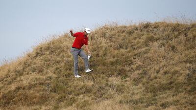 Bernd Wiesberger walks in the rough on the 11th hole. Lenny Ignelzi / AP Photo / June 18, 2015