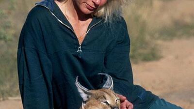 Carla is at home around felines big and small.