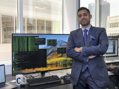 Christopher Fernandez, CEO of Block Gemini Technologie, says cryptocurrencies must be viewed as a long-term investment. Leslie Pableo/TheNational