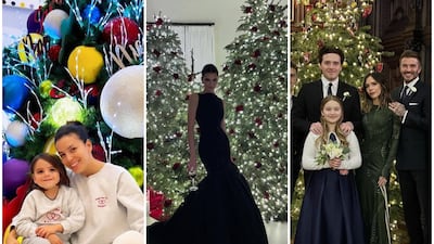 Eva Longoria, Kendall Jenner and the Beckham family share behind-the-scenes looks of their Christmas 2021 celebrations. Photo: Instagram/ @evalongoria/ @kendalljenner/ @victoriabeckham