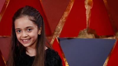 Bana Al Abed in Hollywood. Reuters