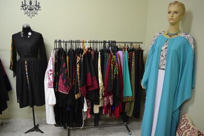 Mai Hammad's Ramallah studio is located on the first level of her parents’ house. Photo by Naomi Zeveloff