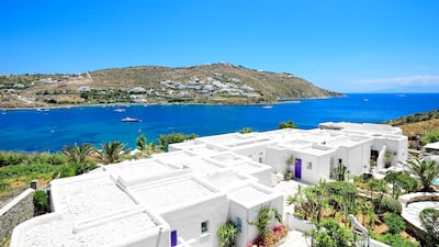 Views of Ornos Bay. Photo: Kivotos Mykonos