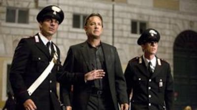 Tom Hanks reprises his role as the Harvard symbologist Robert Langdon in the film adaptation of Dan Brown's Angels and Demons.