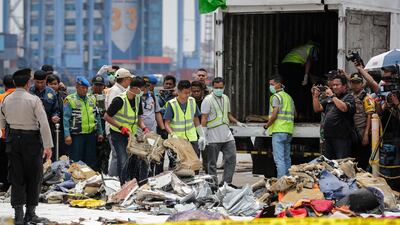 Lion Air flight JT-610 lost contact with air traffic controllers soon after takeoff then crashed into the sea on October 29..